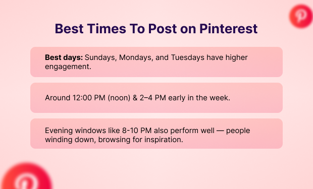 Best Times To Post on Pinterest