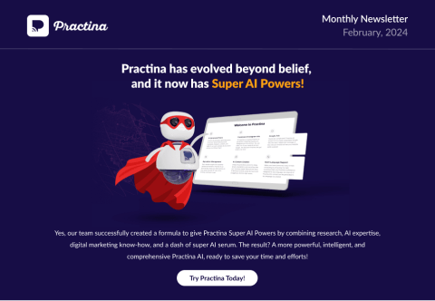 The Latest Edition Unveils the New and Evolved Practina, and Its Super AI Powers, Including Multilingualism. Also, Meet Lexi, Your Go-To AI-Assistant for All Things Digital.
