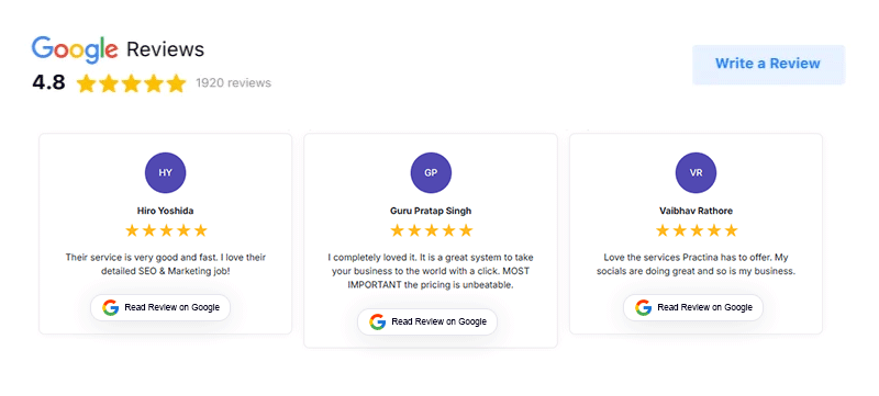 Google Reviews CTA Widget
