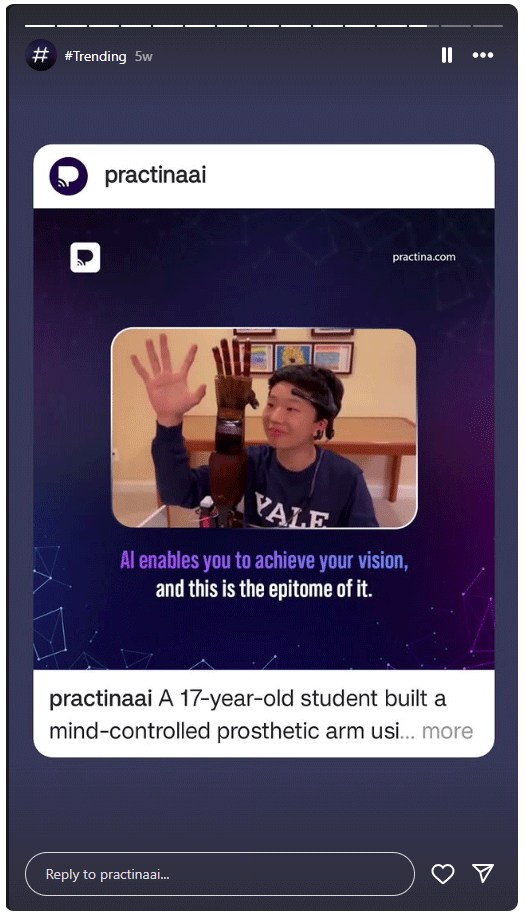 Reposting your own story again