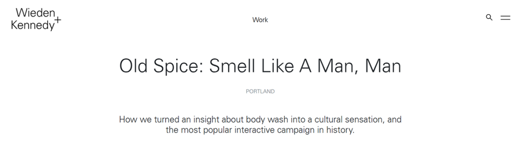 Old Spice — Female Buyers for Male Grooming