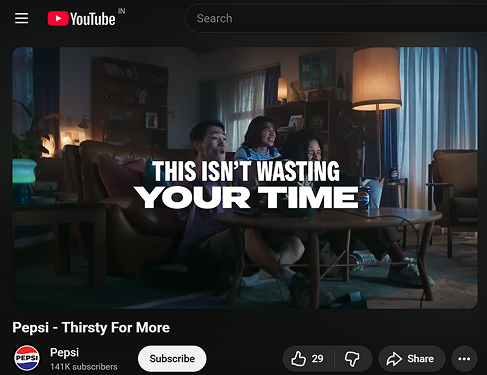 Pepsi – Thirsty for More