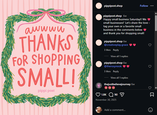 Small Business Saturday