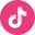 TikTok app icon: pink circular logo with a white musical note