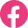 Pink circular social media logo with a white lowercase 'f' in the center.