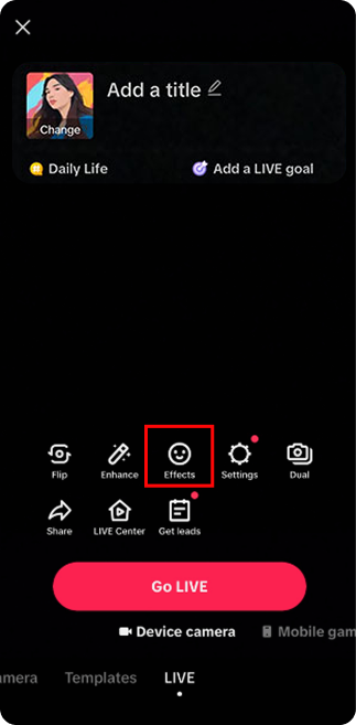 Add filters or effects (optional)